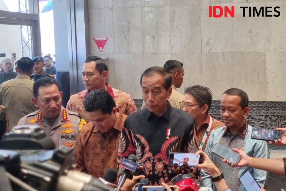 Presiden Jokowi Resmikan Pembukaan Indonesia International Geothermal Convention and Exhibition (IIGCE) ke-10 di JCC (IDN Times/Ilman Nafi'an)