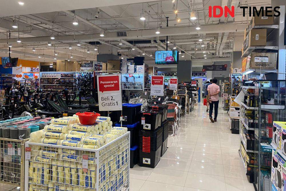 Gerai ACE Hardware di Mal Taman Anggrek, Jakarta Barat. (IDN Times/Vadhia Lidyana)