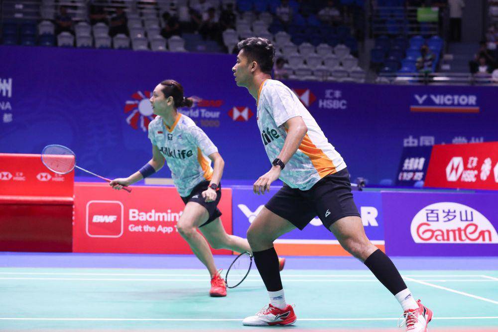Dejan Ferdinansyah/Gloria Emanuelle Widjaja mengunci tiket ke 16 besar China Open 2024 (dok. PP PBSI)