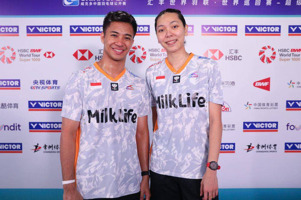 Dejan Ferdinansyah/Gloria Emanuelle Widjaja mengunci tiket ke 16 besar China Open 2024 (dok. PP PBSI)