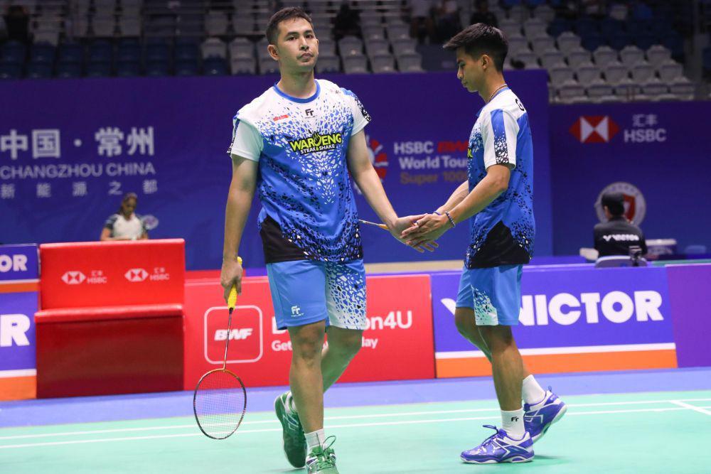 Sabar/Reza Tumbang, Ganda Putra Indonesia Habis di Korea Masters 2024