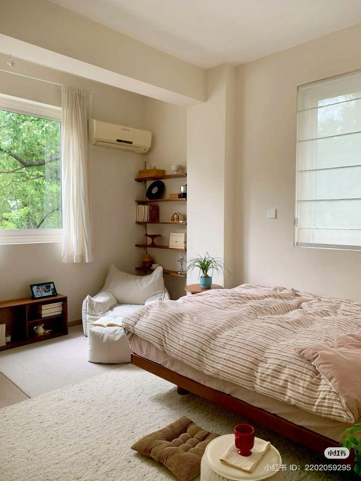 ide dekorasi kamar tidur single bed dengan barang antik (i.pinimg.com)