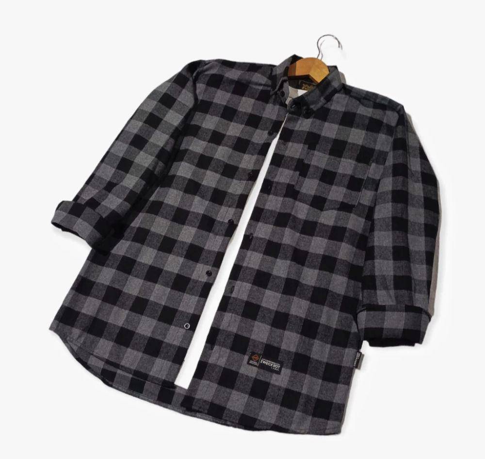 Zweckout Label Kemeja Pria Flanel Premium Lengan Panjang (shopee.com/Zweckout Label Official shop)