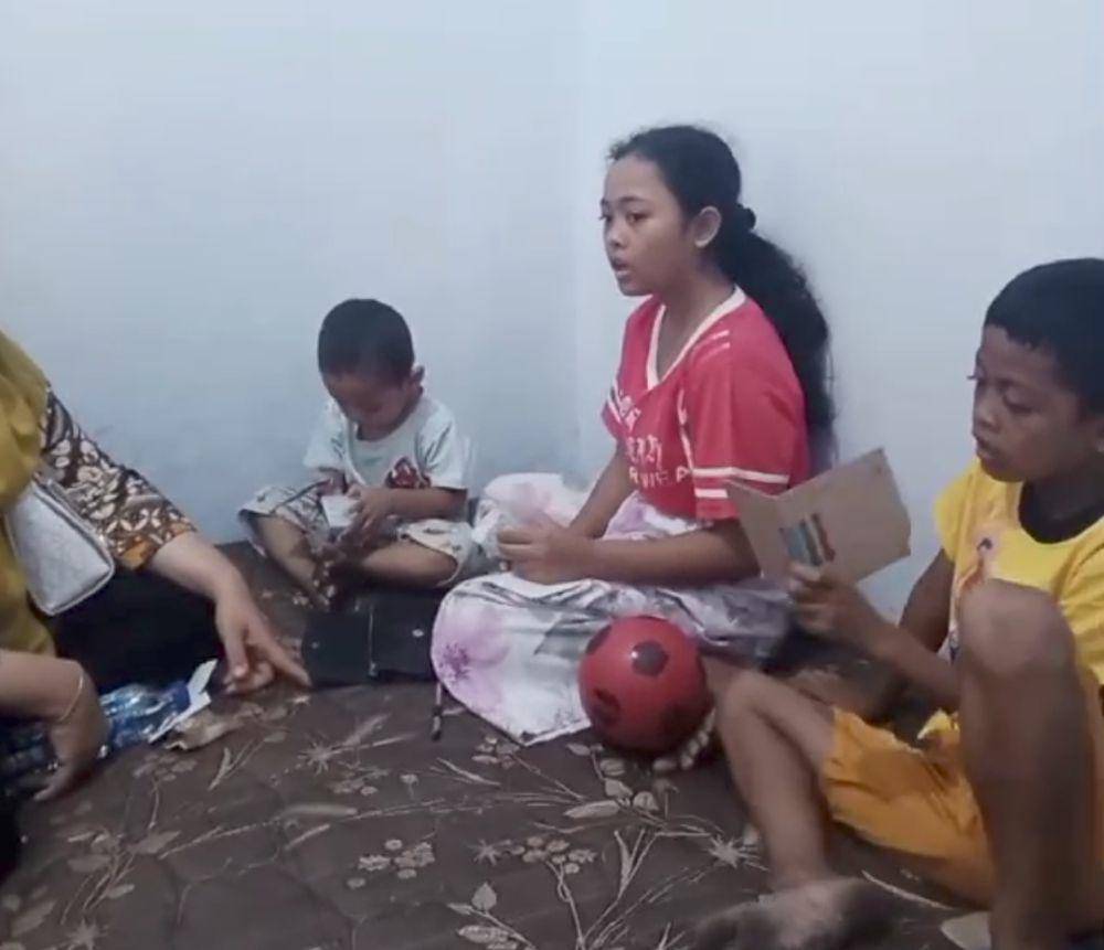 Tiga bocil yang kabur kini ditemukan di Serang. (IDN Times/istimewa)