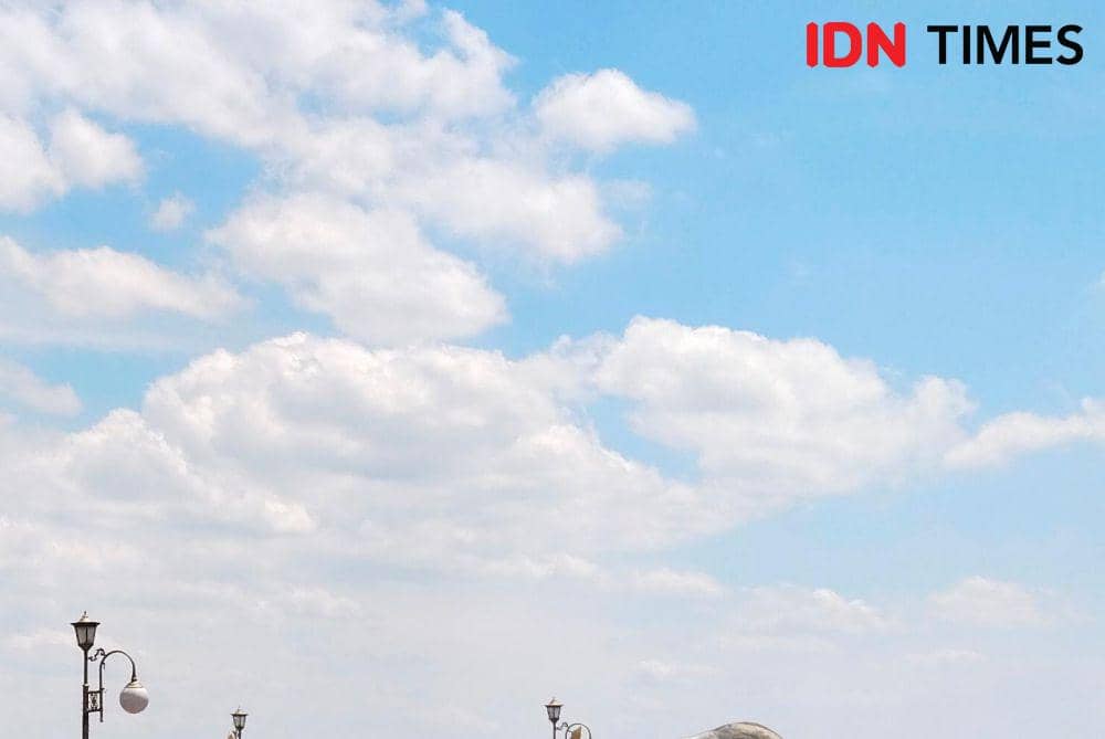 Ilustrasi cuaca panas di Palembang (IDN Times/Feny Maulia Agustin)