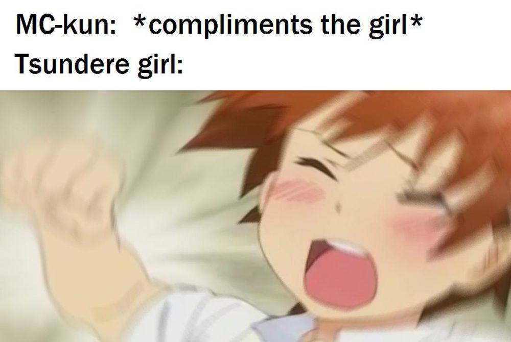 7 Meme Kocak Cewek Tsundere, Giliran Dipuji Malah Ngamuk?