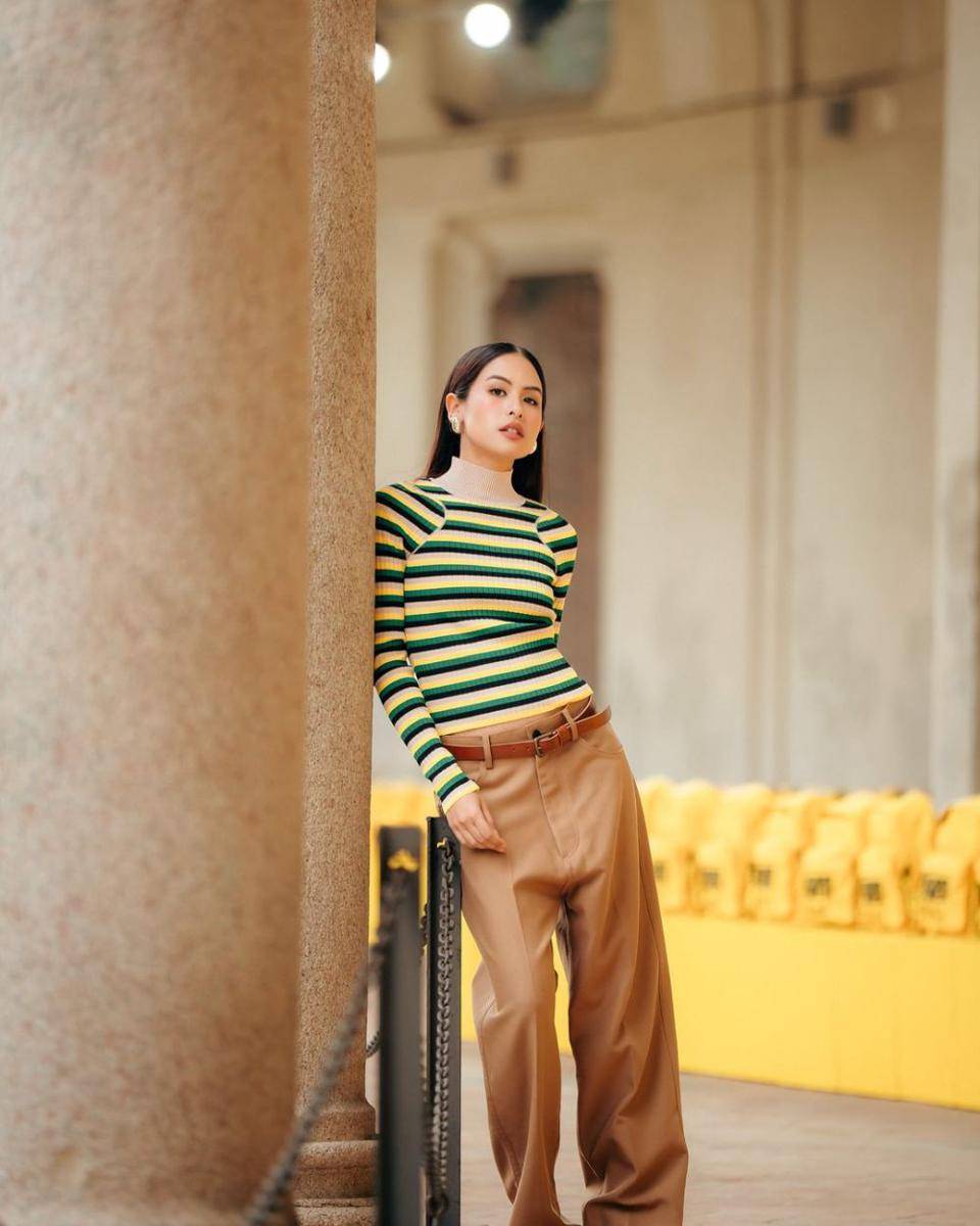 potret Maudy Ayunda di Milan Fashion Week (instagram.com/maudyayunda)