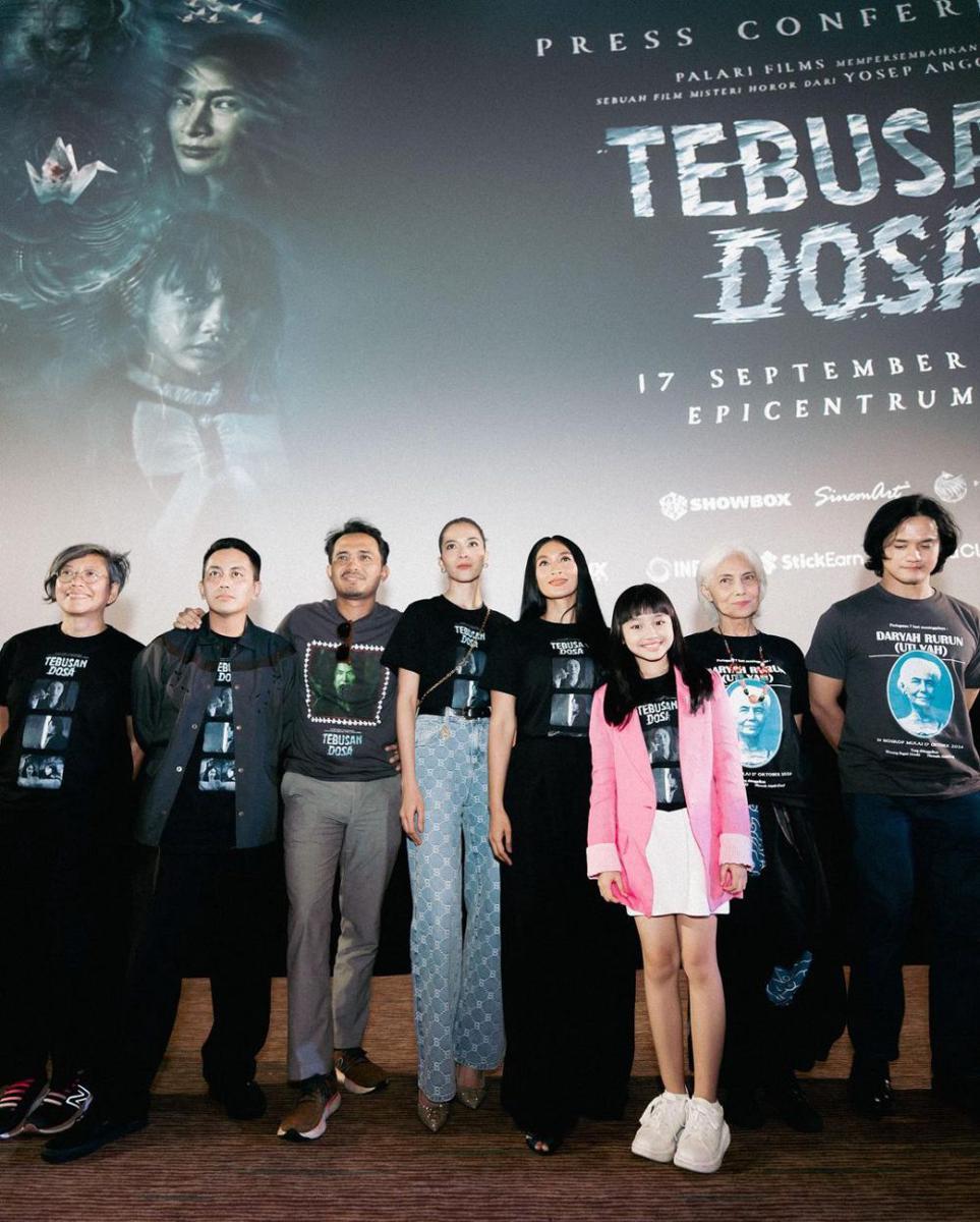 potret Happy Salma di press conference film Tebusan Dosa (instagram.com/happysalma)