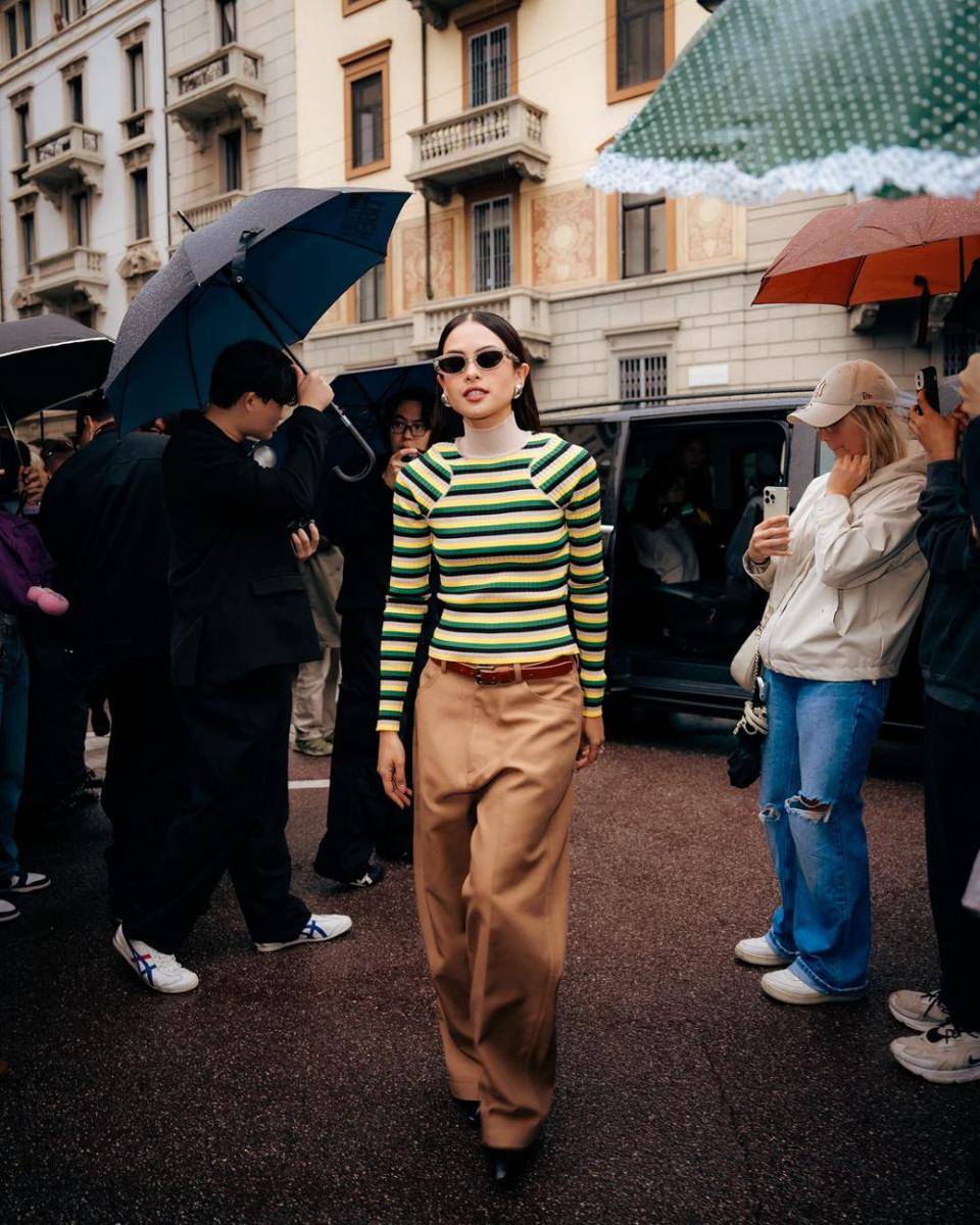 potret Maudy Ayunda di Milan Fashion Week (instagram.com/maudyayunda)