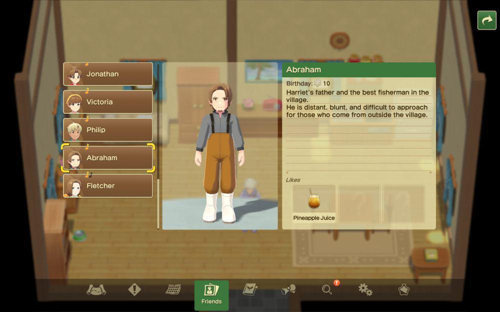 2 Karakter yang Hidup di Pantai Harvest Moon: Home Sweet Home