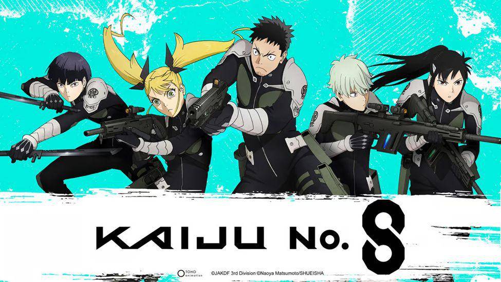Poster anime Kaiju No. 8 (dok. Production I.G /Kaiju No. 8)