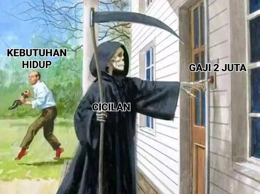 8 Meme Gaji 2 Juta di Antara Banyaknya Kebutuhan Hidup, Bersyukur Aja!