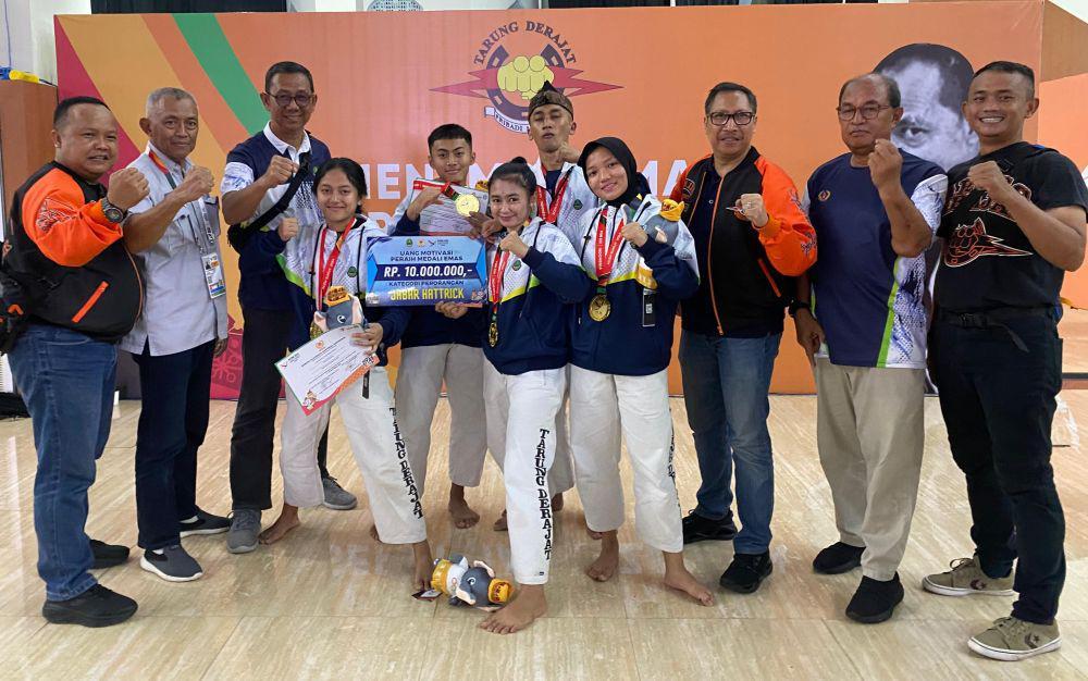 Tarung Derajat Jabar Kantongi 16 Medali di PON Aceh-Sumatera