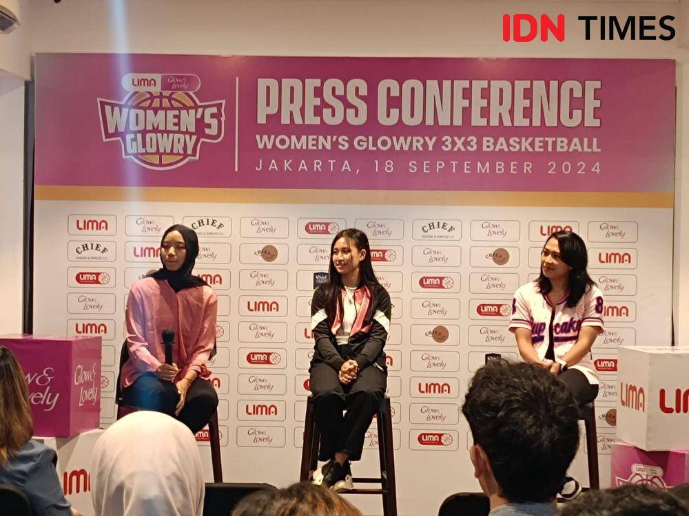 LIMA Women's Glowry 3x3 Basketball 2024. (IDN Times/Tino).
