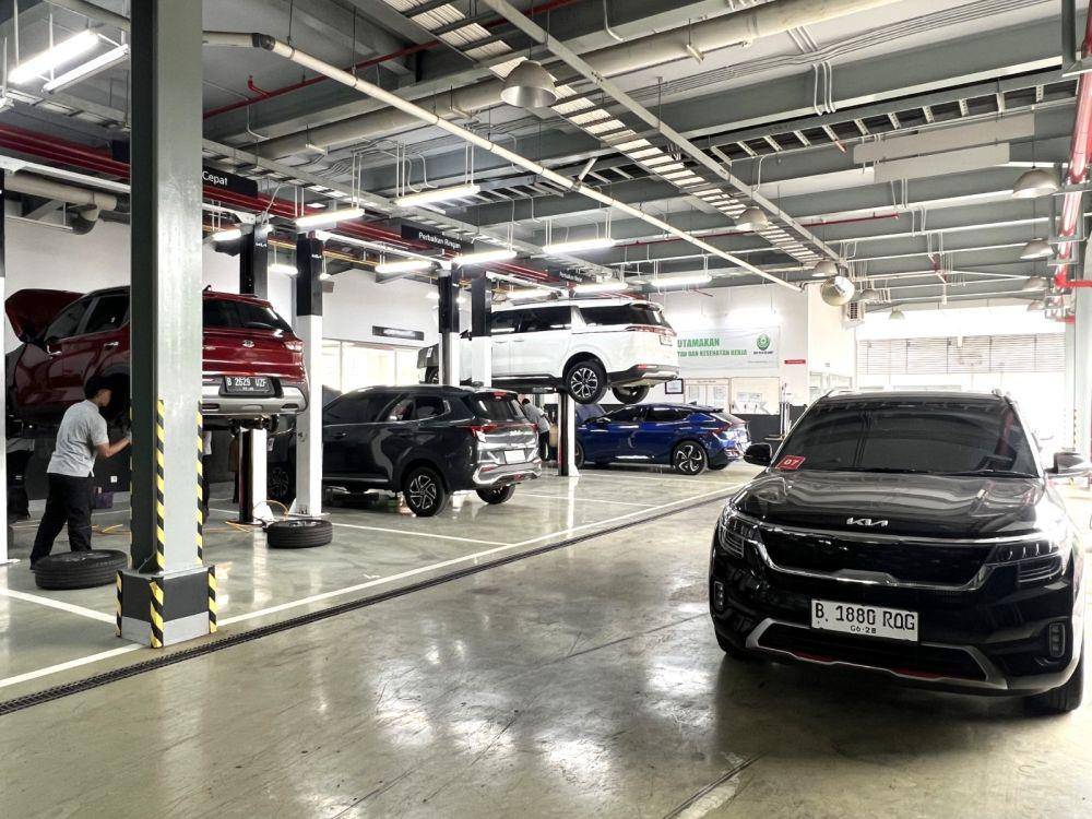 Pengecekan mobilnya gratis (Kia)