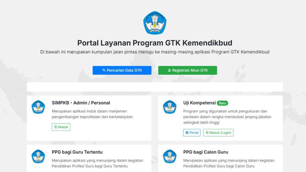 Info akun GTK (gtk.belajar.kemdikbud.go.id)