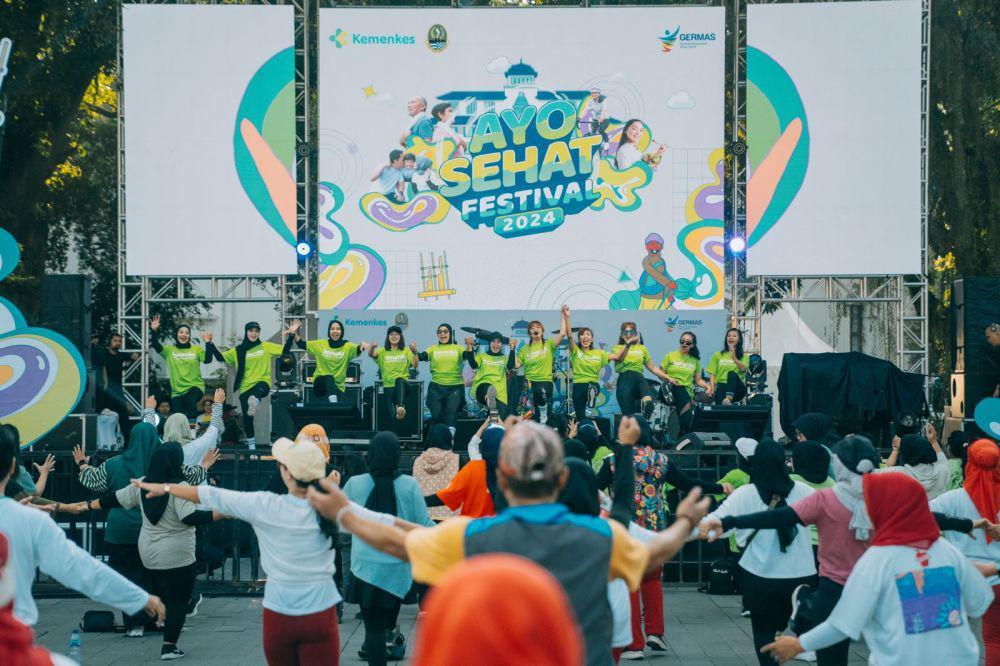 Ayo Sehat Fest 2024 di Bandung, Kemenkes Edukasi Pola Hidup Sehat