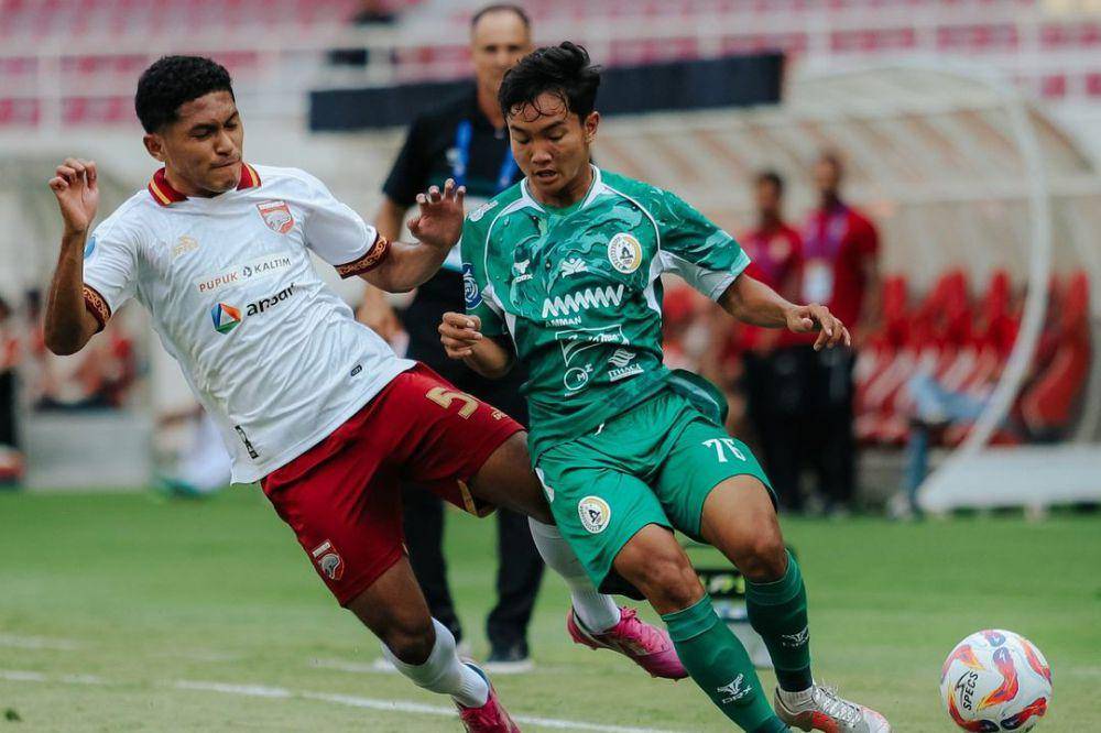 Borneo FC Samarinda saat menghadapi PSS Sleman pada pertandingan pekan ke-5 Liga 1 2024/2025. (instagram.com/pssleman)