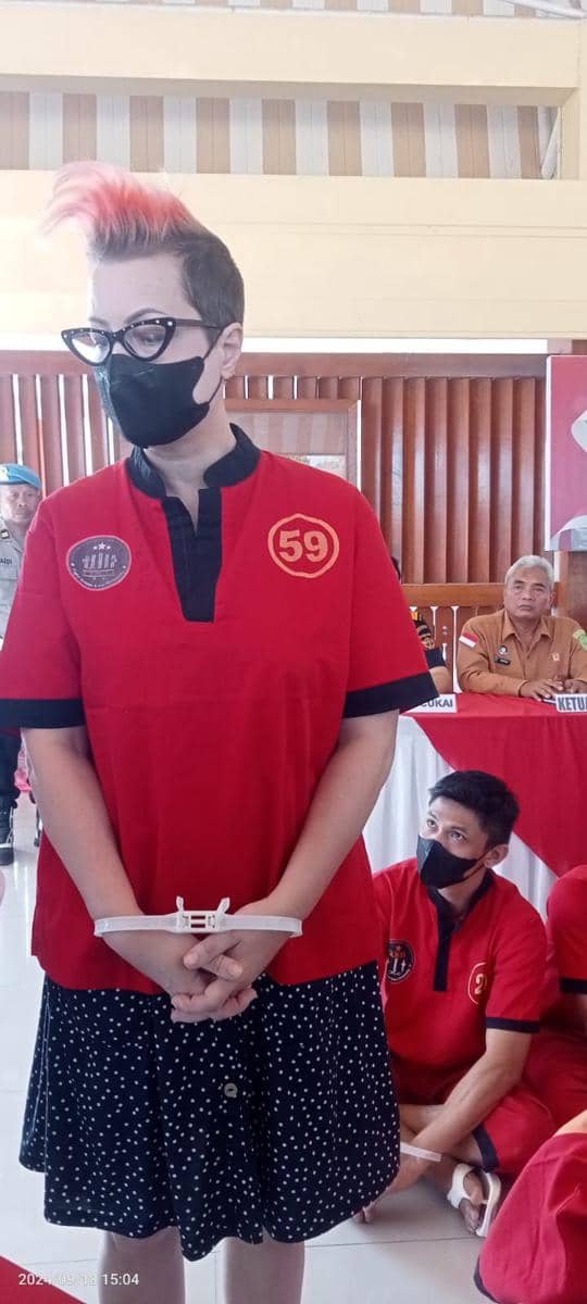 WNA dari Amerika yang terlibat peredaran narkoba di NTB. (Dok. istimewa)