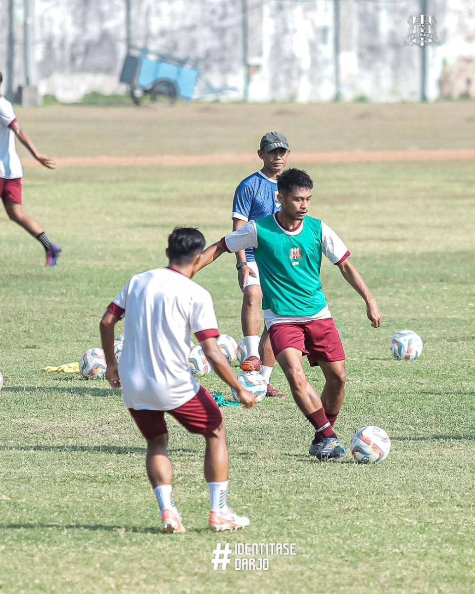 Pemain Deltras Sidoarjo saat berlatih. IDN Times/ istimewa