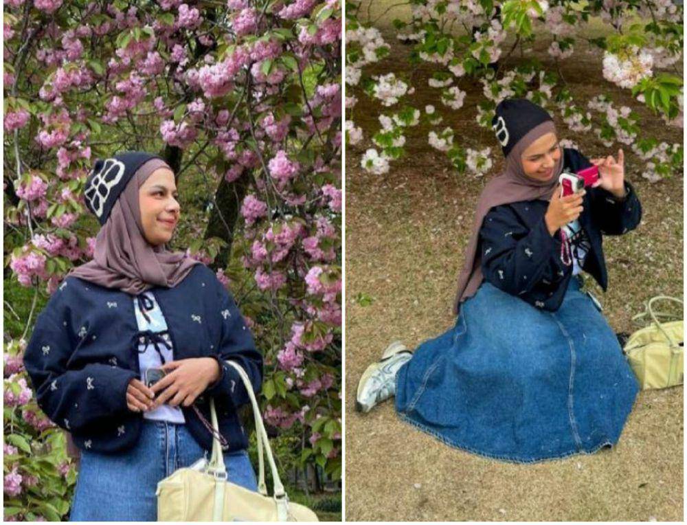 potret Dilla Jaidi liburan musim semi di Jepang (instagram.com/dillaljaidi)
