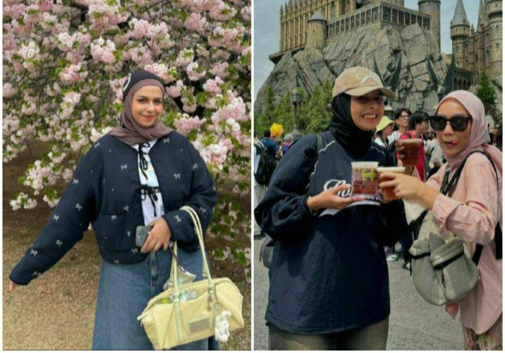 potret Dilla Jaidi liburan musim semi di Jepang (instagram.com/dillaljaidi)
