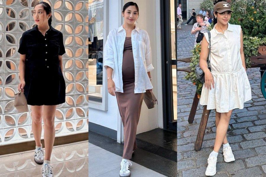 7 OOTD Bumil ala Nona Willy, Adik Nikita Willy yang Gak Kalah Kece