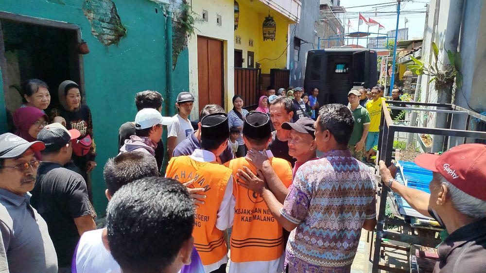 Sidang Perampokan Kakak Adik Desa Mangliawan Digelar di TKP