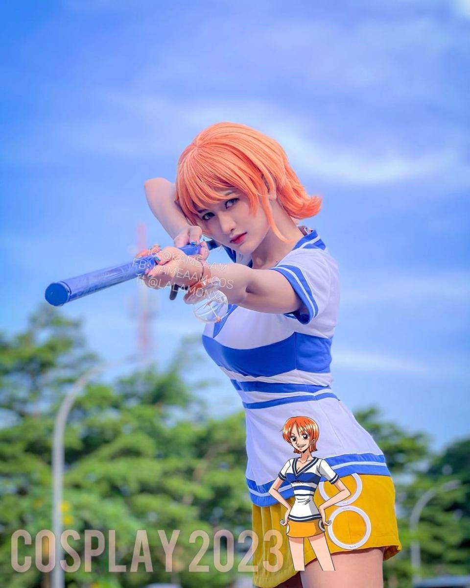 Kameaam, cosplayer Nami yang ketemu Speed (instagram.com/kameaam)