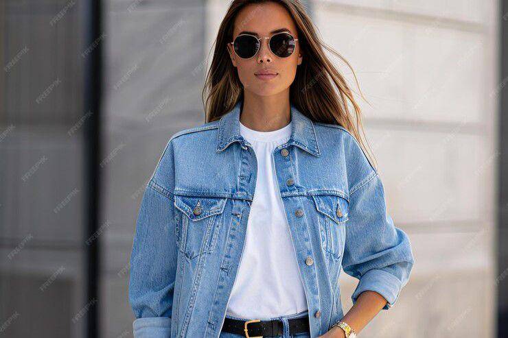 Ilustrasi outfit denim dengan T-Shirt (freepik.com/atdigit)