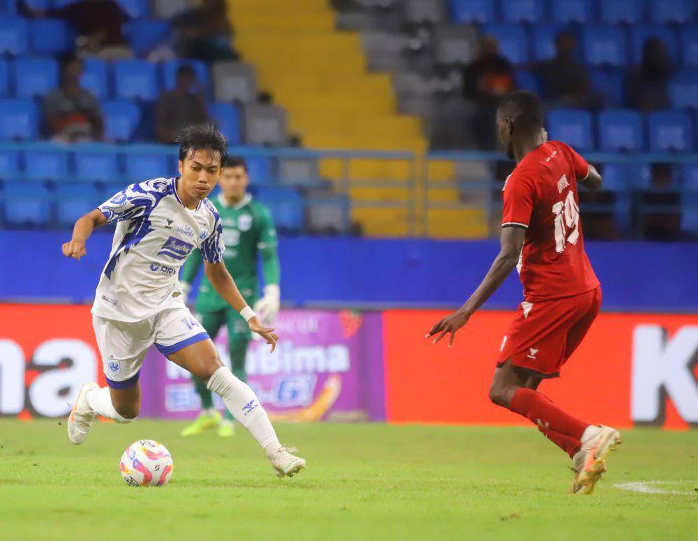 PSIS Semarang berhasil menahan imbang PSM Makassar dengan skor 0-0 dalam laga pekan keenam Liga 1 2024/2025 di Stadion Batakan Balikpapan, Jumat (20/9/2024). (dok. PSIS)