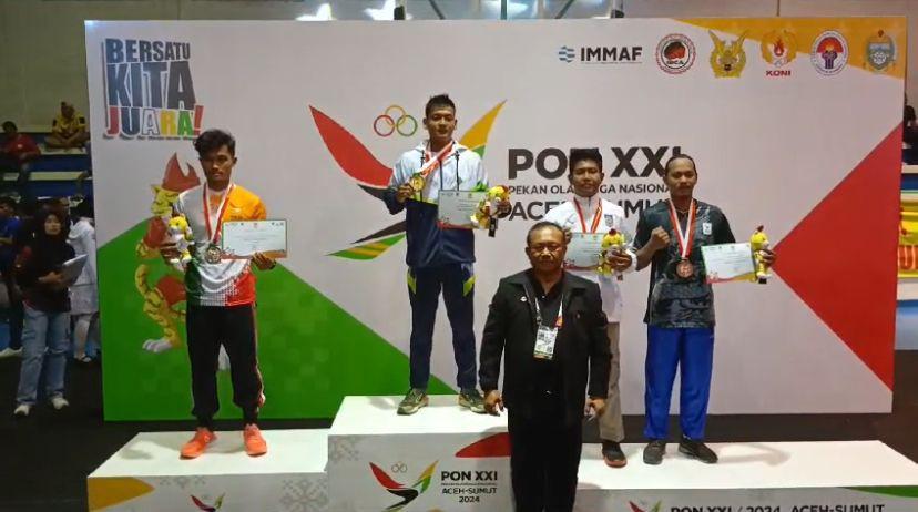 Atlet MMA Asal Sukabumi Sumbang Medali Emas buat Jabar di PON XXI