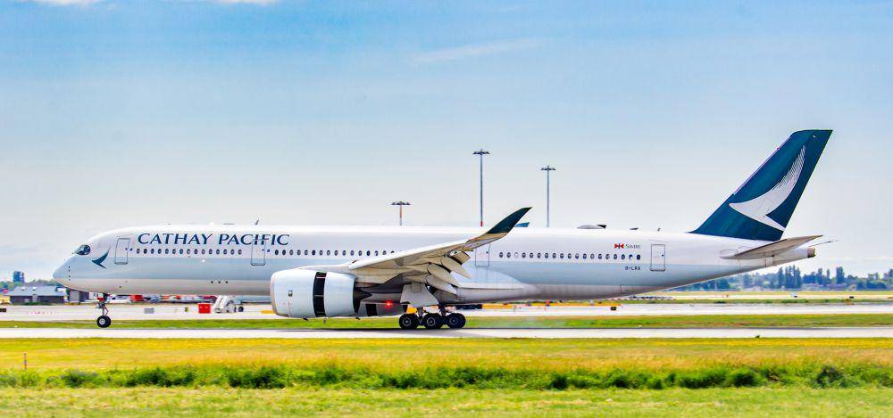 ilustrasi pesawat yang digunakan maskapai penerbangan Cathay Pacific (unsplash.com/isaacstruna)