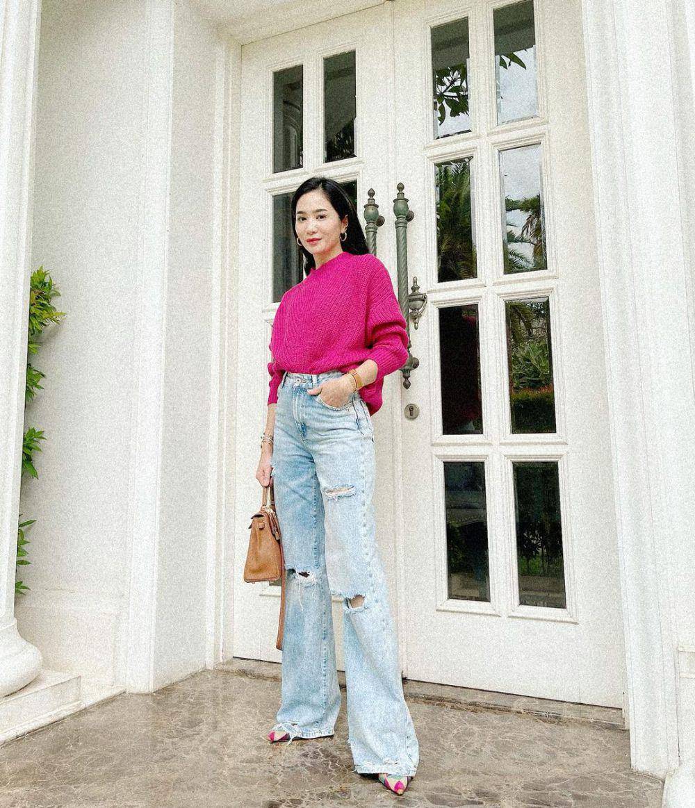 referensi outfit hangout ala Bunga Zainal (instagram.com/bungazainal05)