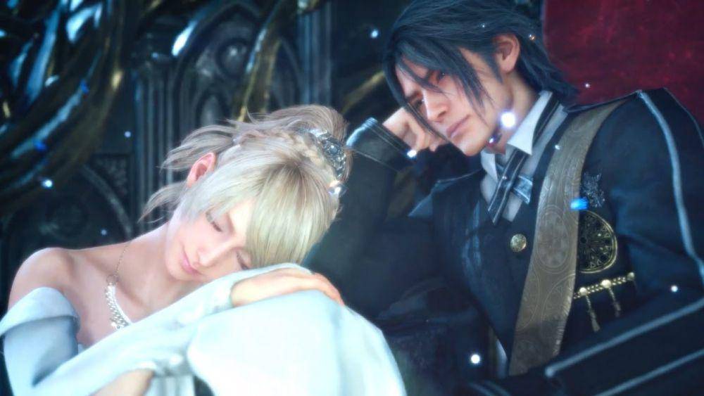 Noctis dan Lunafreya bertemu kembali di alam kematian. (dok. Square Enix/Final Fantasy XV)