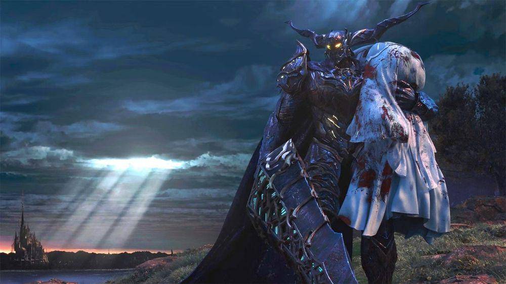 Jack Garland menculik Putri Sarah. (dok. Square Enix/Strange from Paradise: Final Fantasy Origins)