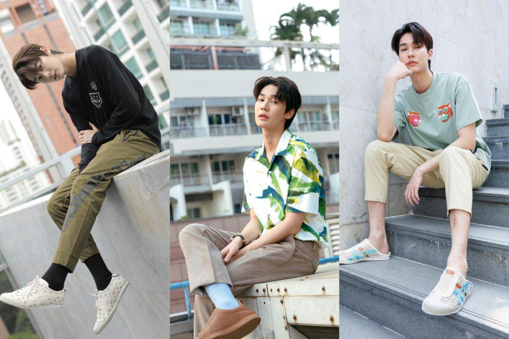 11 Inspirasi Outfit Cowok Bumi ala Dew Jirawat, Fresh Abis!