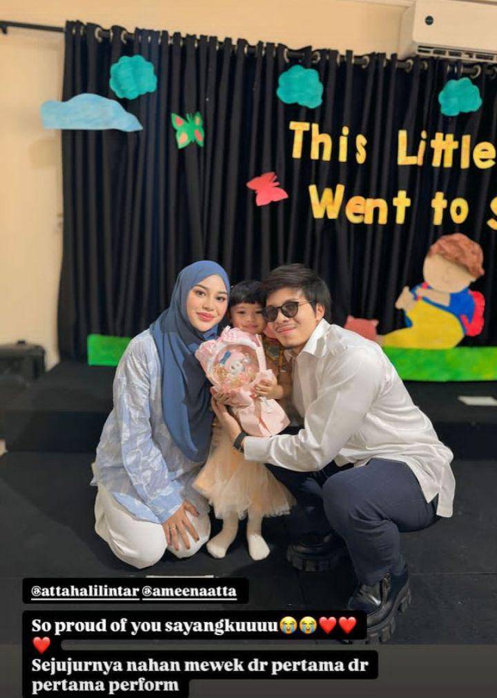 Ameena naik kelas (Instagram.com/aurelie.hermansyah)