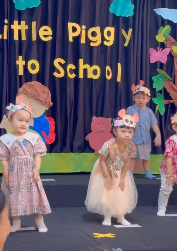 Ameena naik kelas (Instagram.com/aurelie.hermansyah)