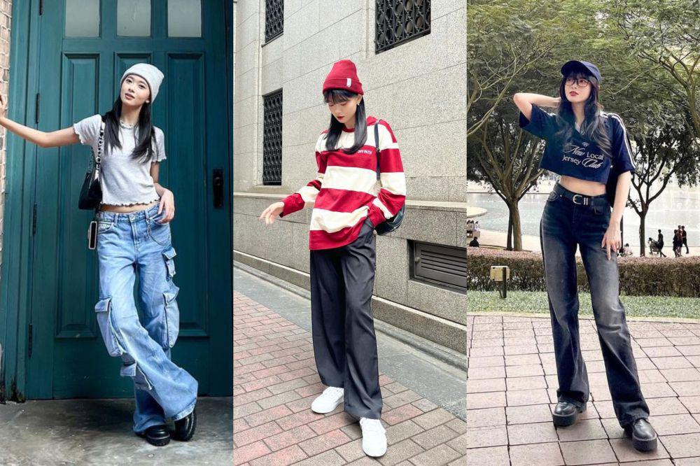 7 Ide Styling Celana Panjang ala Fiony JKT48, Tampil Boyish!