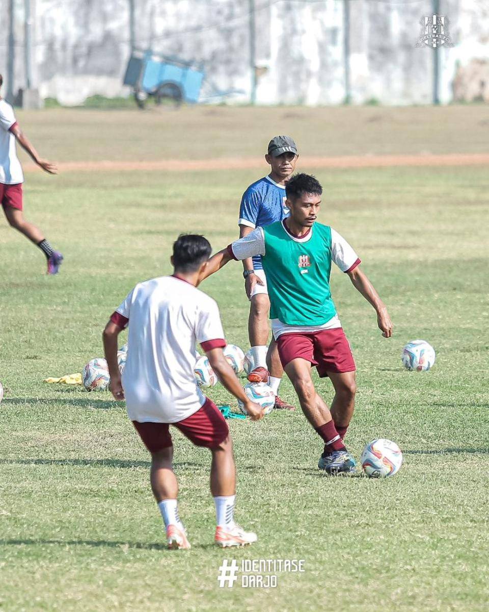 Pemain Deltras Sidoarjo saat berlatih . IDN Times/ istimewa