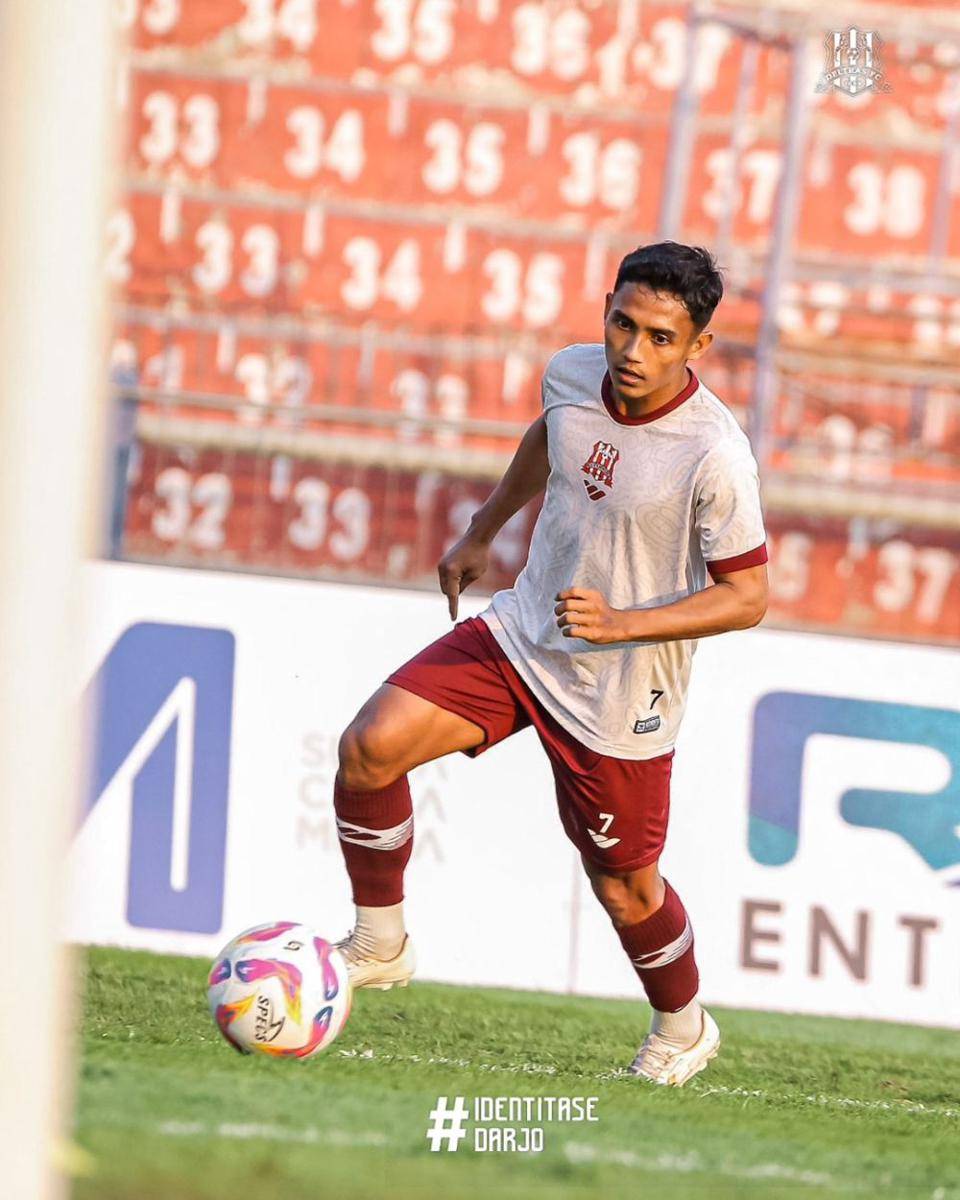 Pemain Deltras Sidoarjo saat berlatih di Stadion Brawijaya Kediri. IDN Times/ istimewa