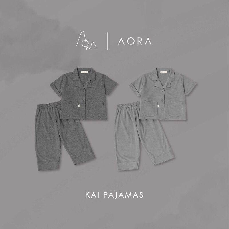 AORA KAI Pajamas Baby Toddler Monocrome Edition (shopee.co.id/AORA アトリエ)