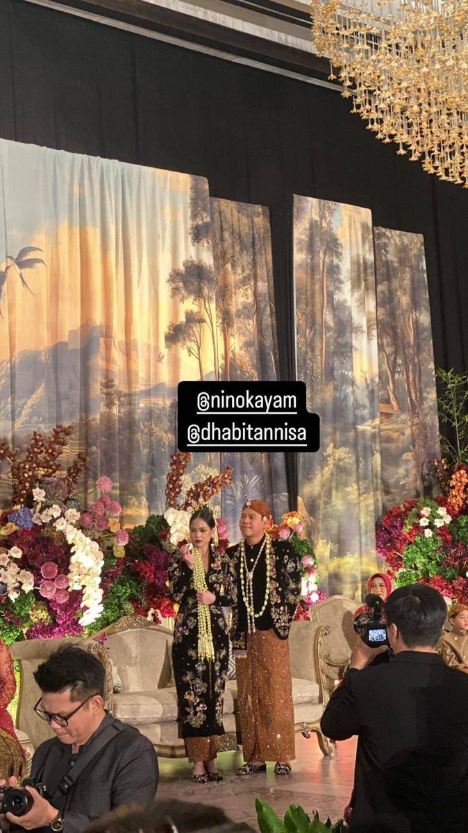 potret resepsi Nino RAN (instagram.com/ranggazlaksmana)