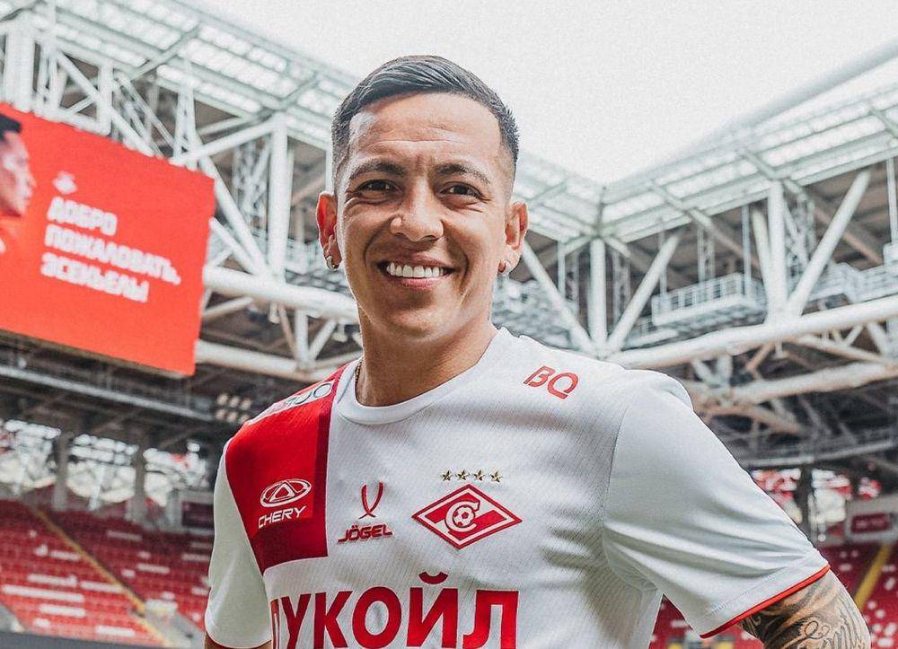 Esequiel Barco ketika bergabung dengan Spartak Moscow. (instagram.com/barco.ezequiel)