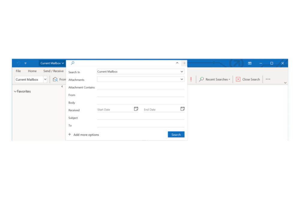 pencarian tingkat lanjut di aplikasi Outlook(support.microsoft.com)