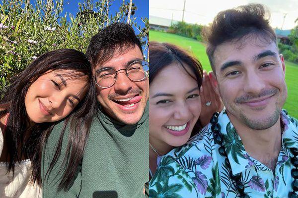 Resmi Tunangan, 7 Potret Mesra Aurelie Moeremans dan Tyler Bigenho