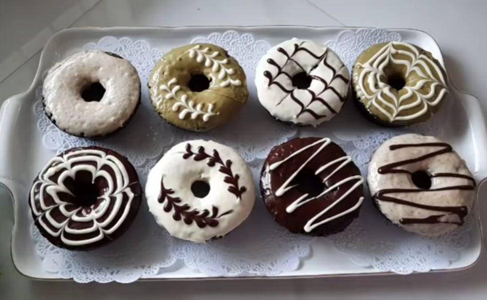 ilustrasi donat brownies (youtube.com/atha naufal)