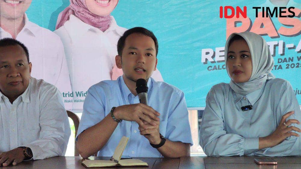 Tim Pemenangan Respati-Astrid di Pilkada Solo. (IDN Times/Larasati Rey)