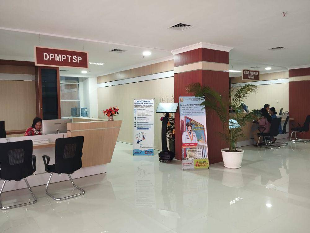 Lantai 1 MPP Bandar Lampung. (IDN Times/Muhaimin).